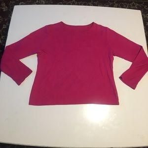 Basic Pink Long Sleeve Tee